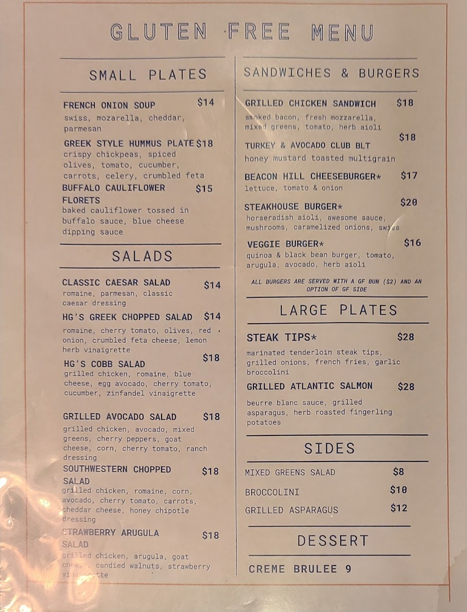 Harvard Gardens Menu - Image 3